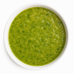 Demeter's Pantry Salsa Verde bulk sauce made with fresh tomatillos and smoked jalapeños, vegan Hispanic sauce for foodservice programs